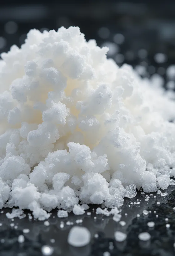 سكر أبيض مبلور في وعاء صغير، مع ملعقة خشبية