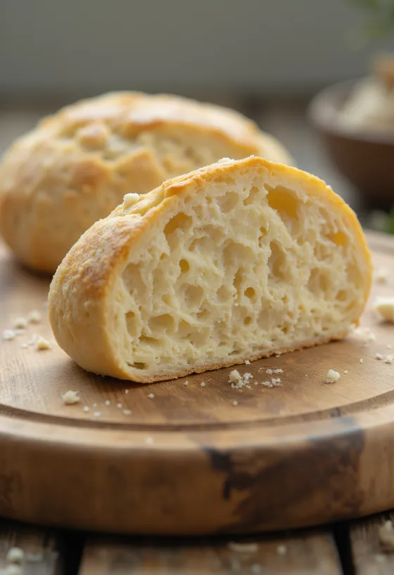 خميرة طازجة ومجففة في وعاء صغير وعلى لوح تقطيع، خلفية فاتحة