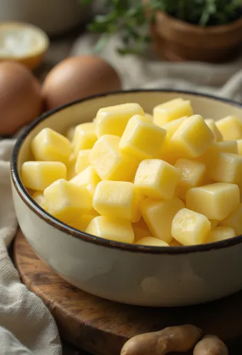 دهن إوز في وعاء زجاجي وعلى ملعقة فوق لوح خشبي