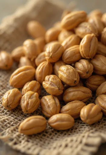 درنات حب العزيز (شوفا) على لوح تقطيع مع خضروات طازجة