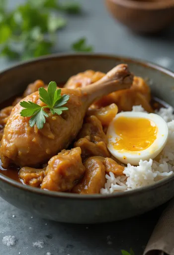 جوديج بالبيض المسلوق، طعام إندونيسي بخضروات طازجة