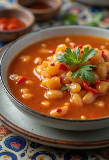 صلصة الثوم الحلوة والحامضة جاهزة للتقديم