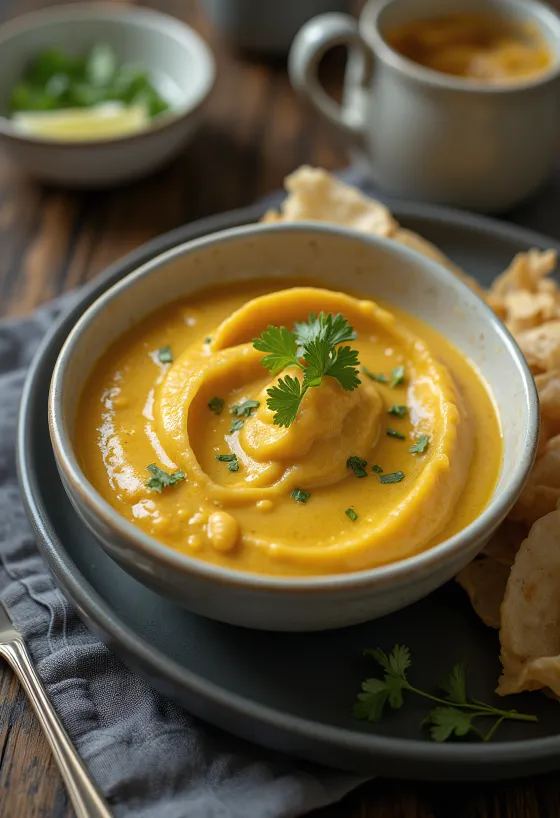 صلصة كاري الكورما تقدم مع الأرز