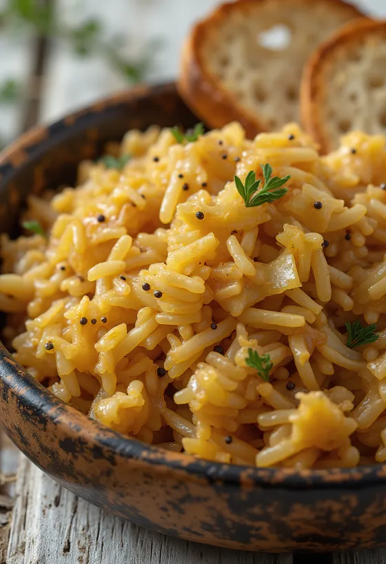 أرز بالملفوف مقدم للتقديم