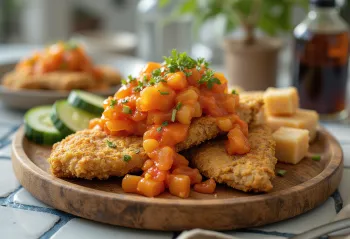 أيام جيبريك مع صلصة حارة وتوفو مقلي