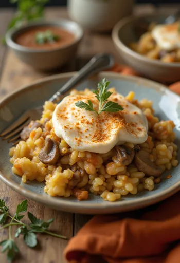 ملفوف سافوي بالخضروات في الفرن جاهز للتقديم