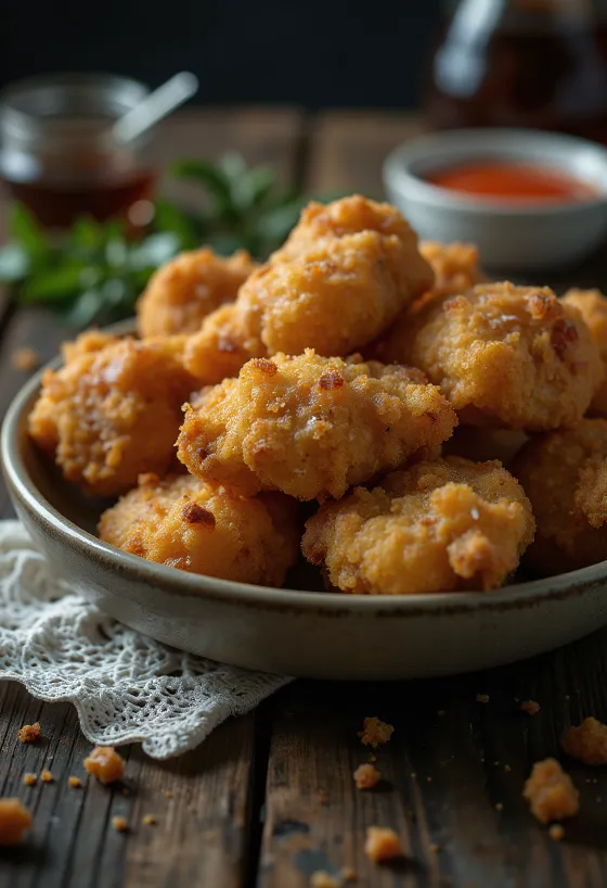 كبدة مقلية مقدمة مع بطاطس مقلية وسلطة