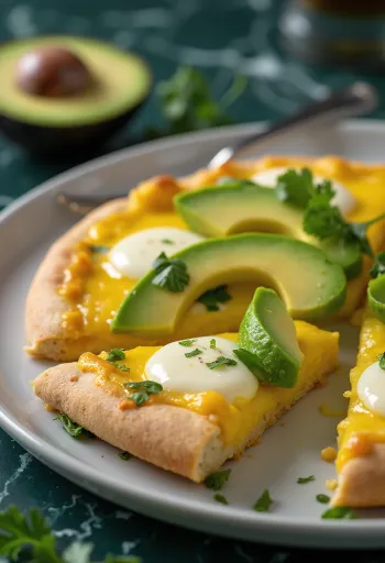 بيتزا بيروفية مقدمة