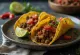 تاكو اللحم المفروم مقدماً للتقديم