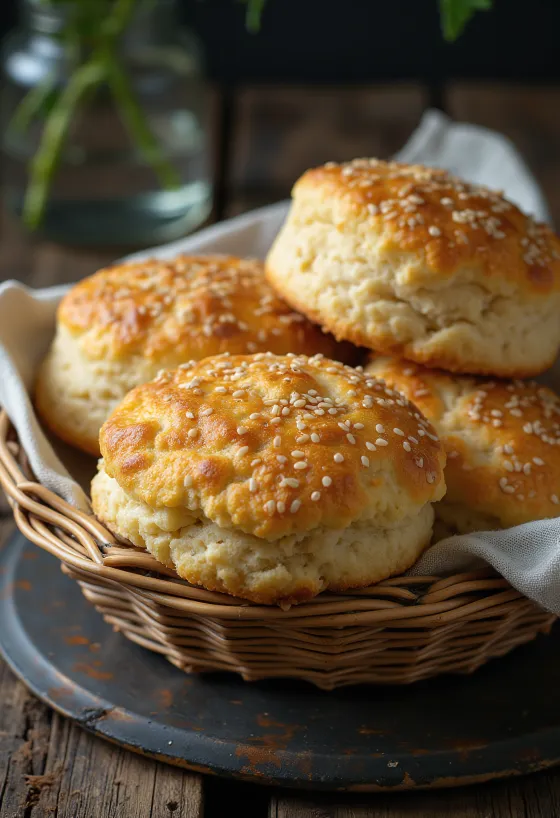 فطائر بالسمسم مقدمة