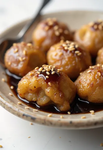 لقيمات، كرات عجين مقلية بالعسل مقدمة للضيافة