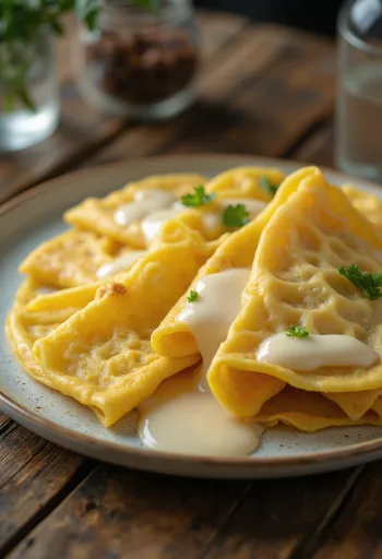 روتي جالا بالحليب المكثف المحلى، بعجينة غنية وحلوة ومقدم مع الحليب المكثف