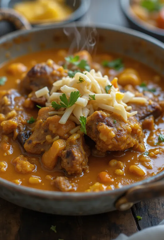 كاري الماعز مقدم مع الأرز