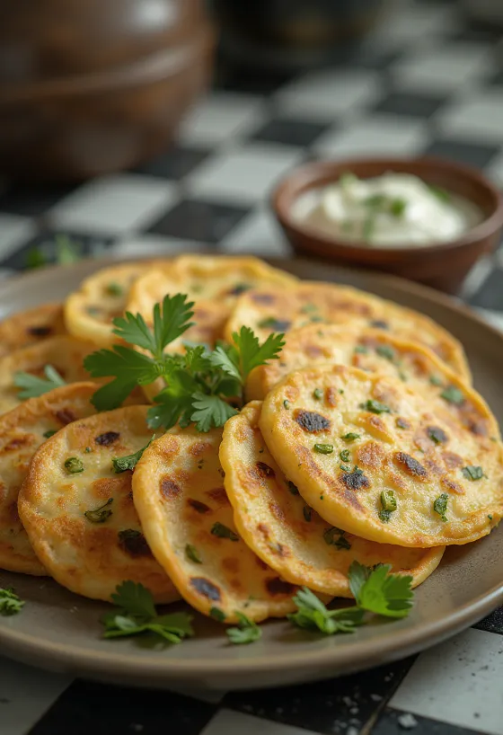 تشيلا سينغارا عطا، تقدم مع كزبرة طازجة
