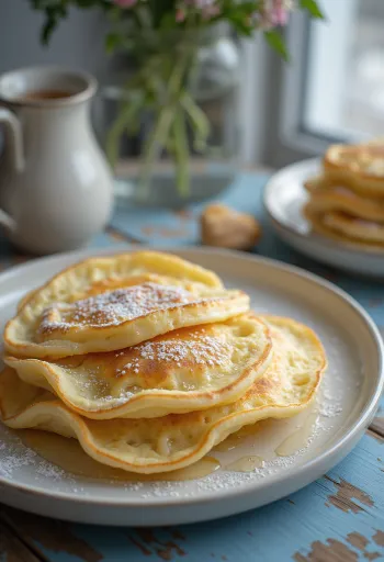 فطيرة الكيفير مخبوزة طازجة