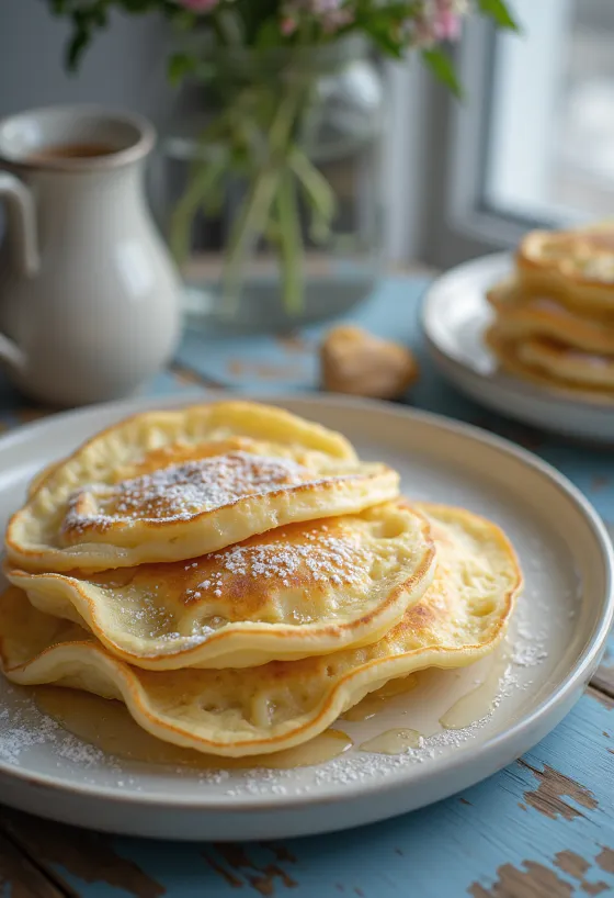 فطيرة الكيفير مخبوزة طازجة