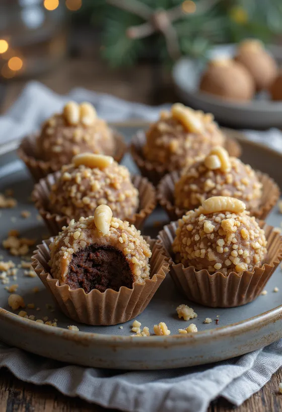 بريغاديرو بالجوز، حلوى غنية وشهية