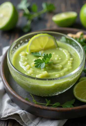 صلصة الزنجبيل والليمون الطازجة مع إكليل الجبل