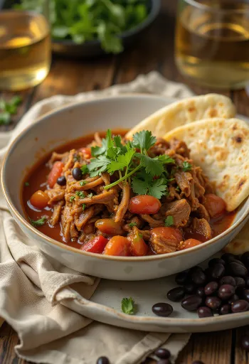 كارني ميتشادا مقدمة مع أرز وكزبرة