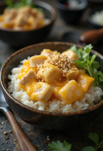 أويكودون محشو ببطارخ سمك القد يقدم طازجًا