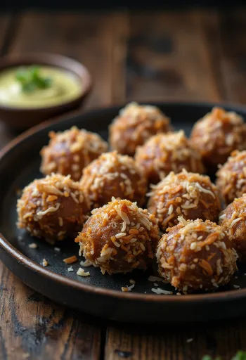 تيلكوت بجوز الهند، حلوى سمسم هندية بجوز الهند الطازج