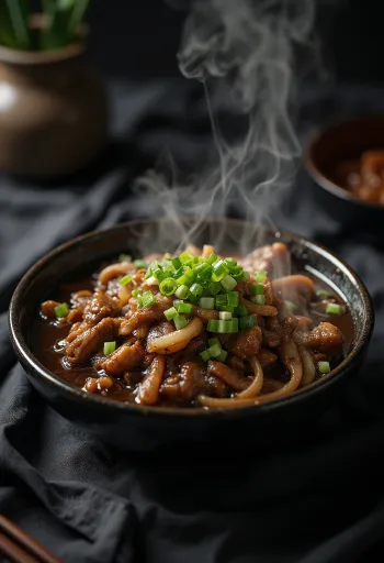 بولغوغي لحم البقر بصلصة الصويا، طبق على الطريقة الكورية