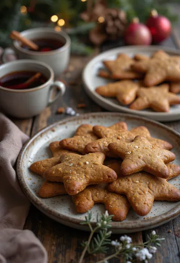 بيباركakor خالي من الغلوتين، بسكويت متبل بالعسل على صينية