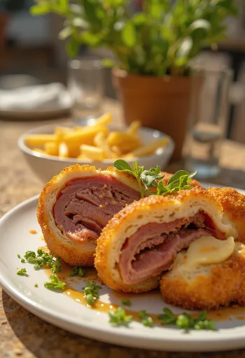 كاتشوبو لحم محشو إسباني مقدم للتقديم