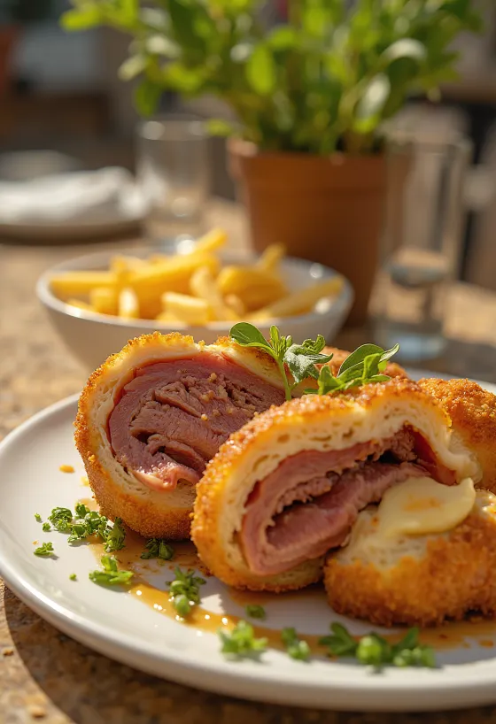 كاتشوبو لحم محشو إسباني مقدم للتقديم