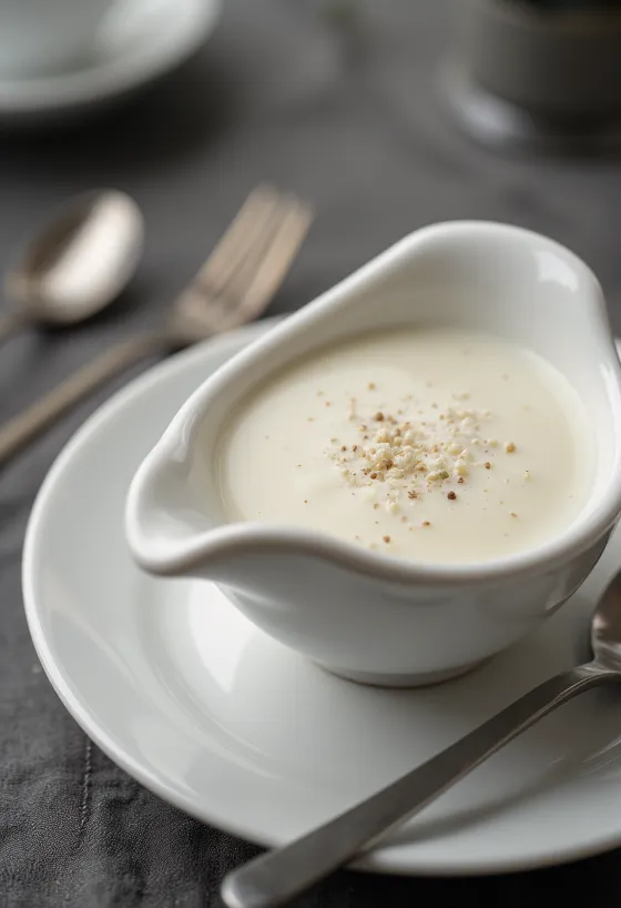 صلصة كريمية بالروزماري والبارميزان