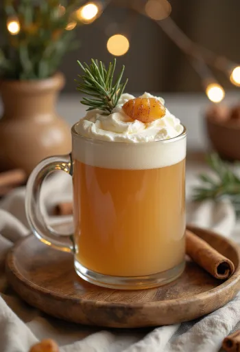 سيدر براعم الصنوبر مقدم في كوب