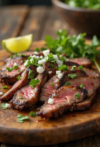 كارني أسادا مقدمة مع التورتيلا والسلطة