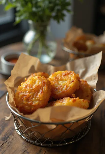 باجي البصل المحضر طازجاً، كرات بصل مقرمشة