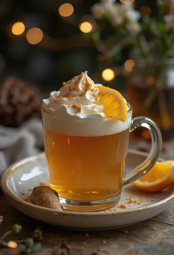 سيدر التفاح الدافئ المبهر مقدم في كوب