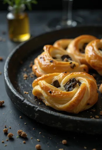 بوريك بالكمأة مقدم للتقديم