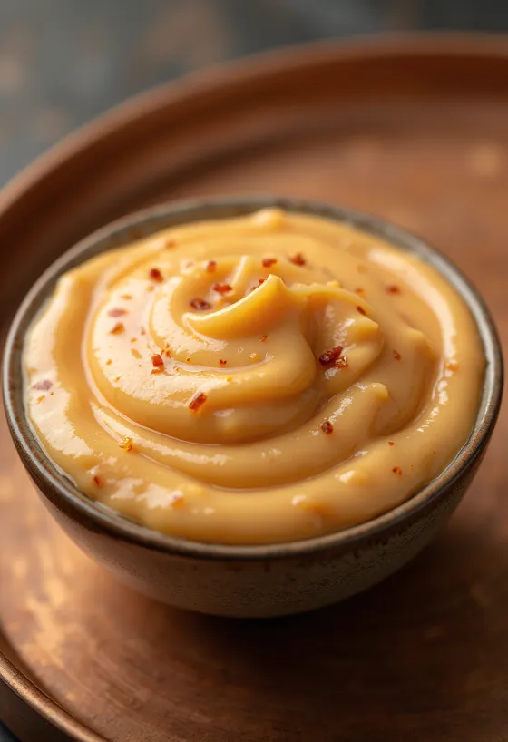 مايونيز الشيبوتلي مقدم مع بطاطس مقلية