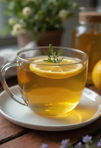 شاي الزيزفون مقدم طازجًا