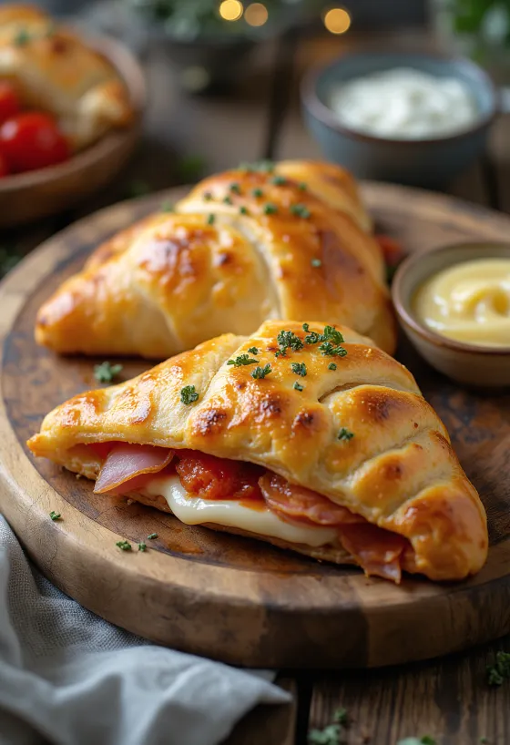 كالزوني إيطالي كلاسيكي محشو