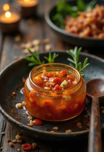 صلصة الفلفل الحار الحلوة مقدمة