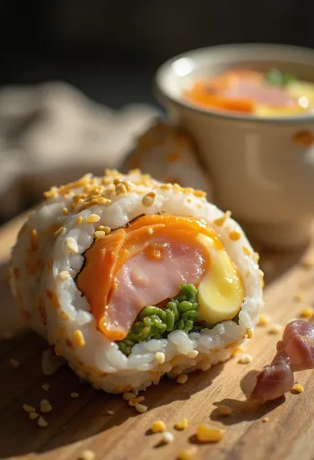 كيمباب وو يونغ وو، لفائف كيمباب كورية مقطعة بانتظام