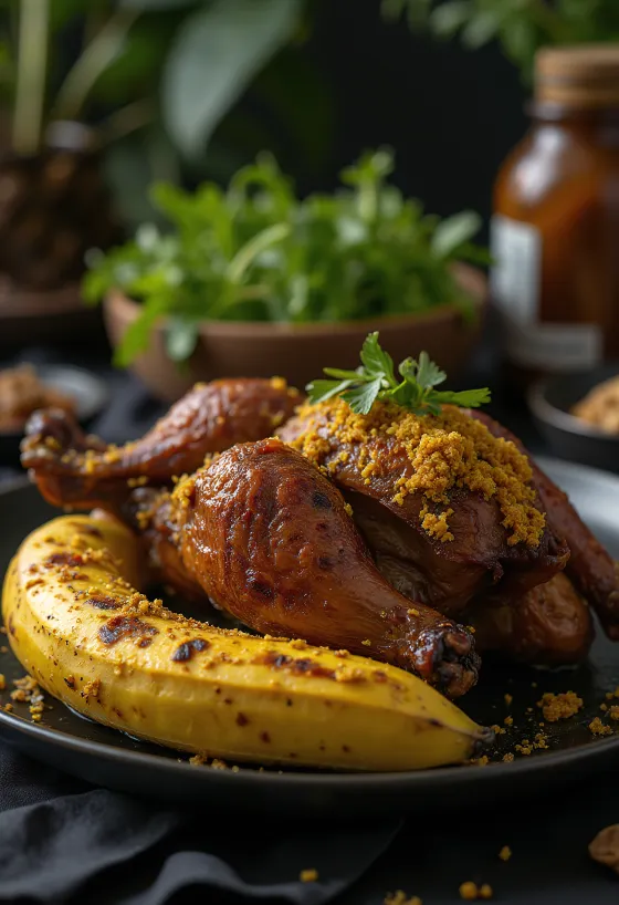 بط بيتوتو بالي مشوي ومتبل