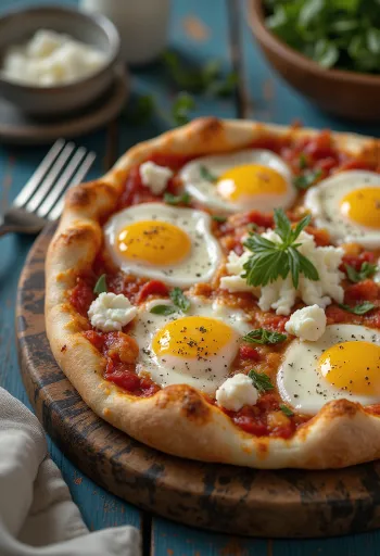 بيتزا ألا نورما بباذنجان صقلي وريكوتا