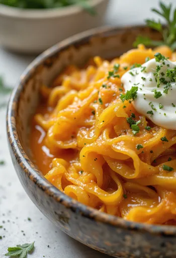 يخنة الملفوف المخلل النباتية مع السيتان