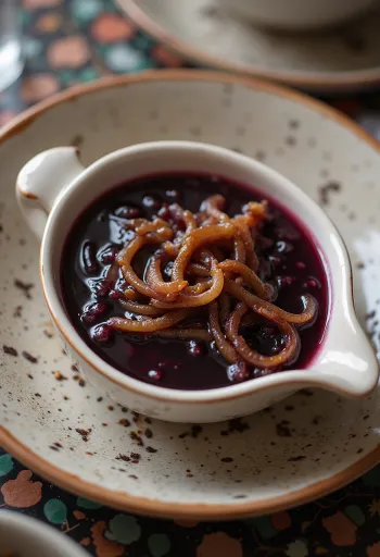 صلصة البصل المتبلة تقدم جاهزة