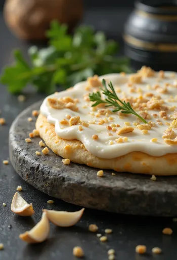 مناقيش الكشك الذهبية مرشوشة بالسمسم