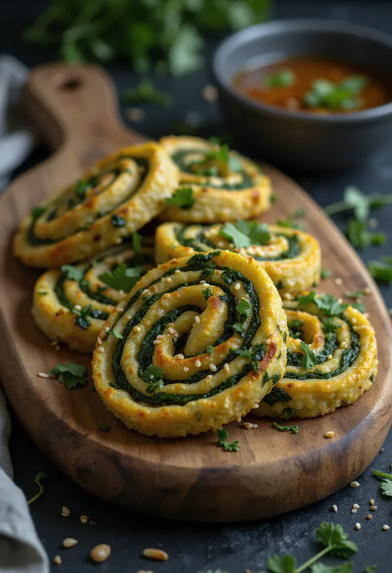 باترا بالسبانخ، طعام متبل وطازج