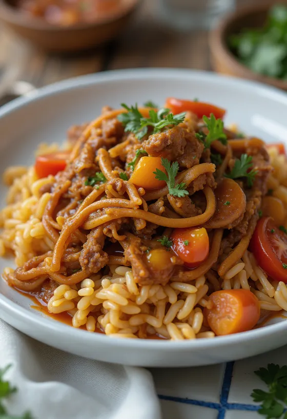 كارني ميتشادا مقدمة مع أريبا وأرز