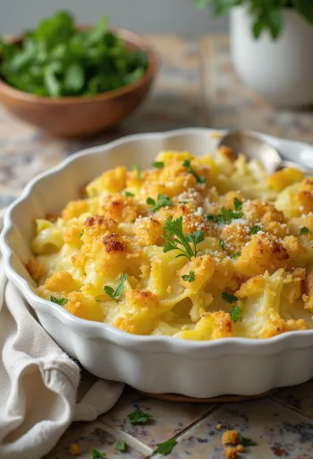 ملفوف سافوي مخبوز في الفرن جاهز للتقديم